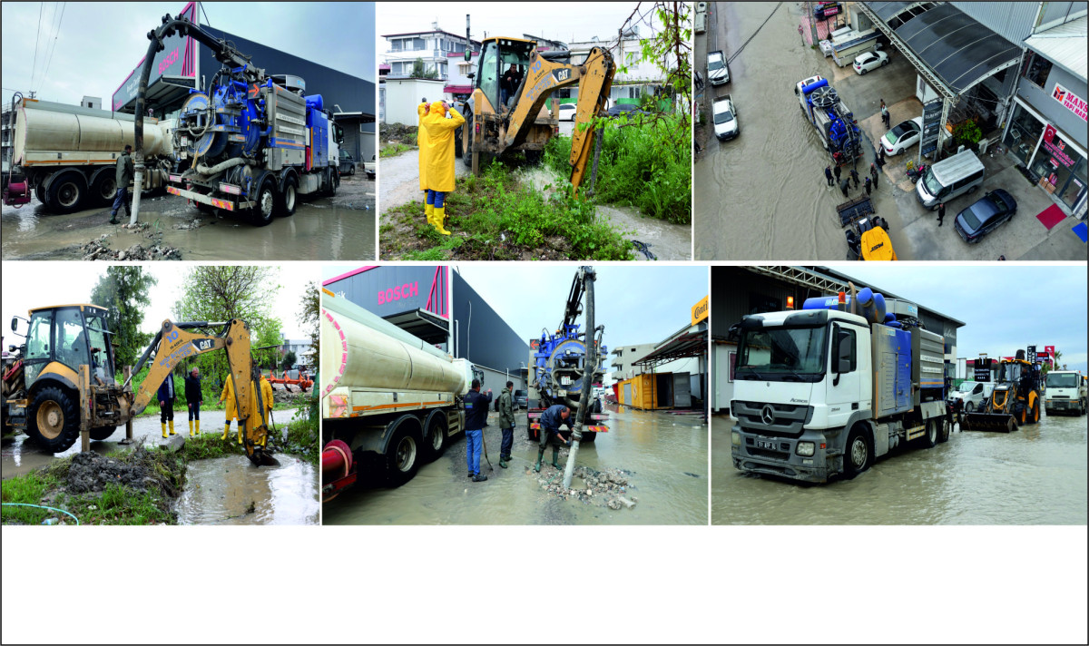 OLAĞANÜSTÜ YAĞIŞA KARŞI HBB VE HATSU’DAN  MÜDAHALE