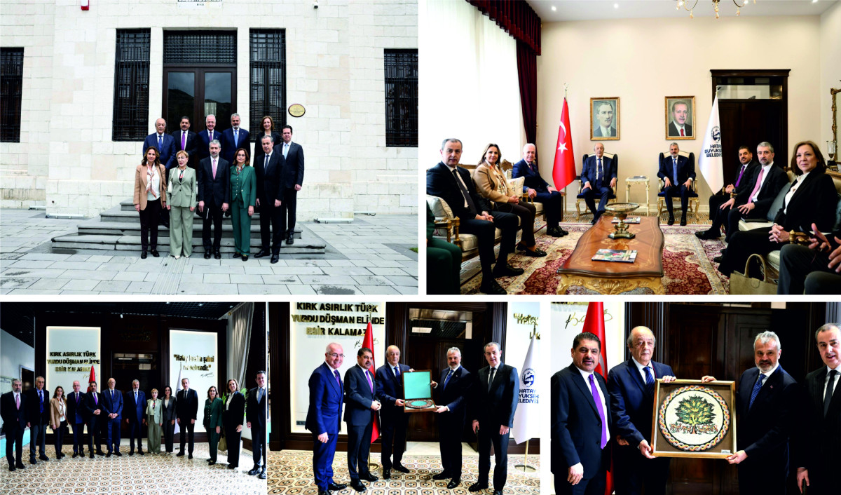 BAŞKAN ÖNTÜRK İŞ İNSANLARINI AĞIRLADI