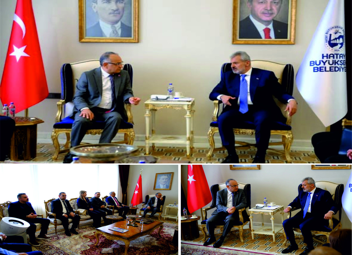SİYASETTE NORMALLEŞME! CHP Hatay İl Örgütü HBB Başkanı Öntürk’ü Ziyaret Etti.