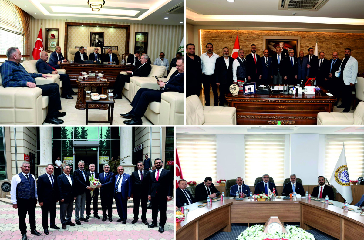 BAŞKAN ÖNTÜRK REYHANLI'DA TİCARET KURUMLARINI ZİYARET ETTİ