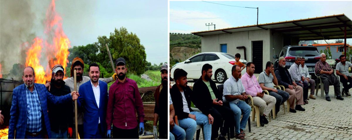 AK PARTİ İLÇE BAŞKANI FİRİK ÜRETİCİ,LERİ İLE GÖRÜŞTÜ