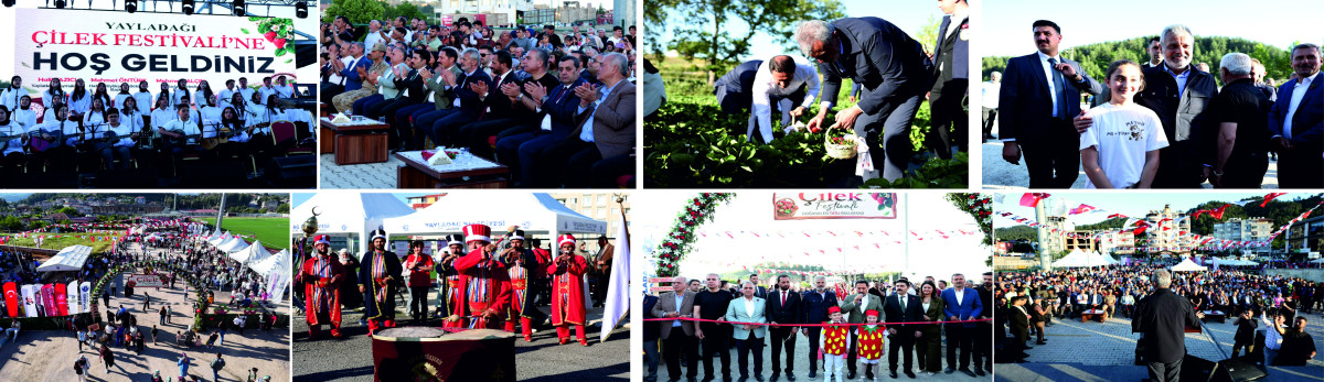 1. YAYLADAĞI ÇİLEK FESTİVALİ BAŞLADI