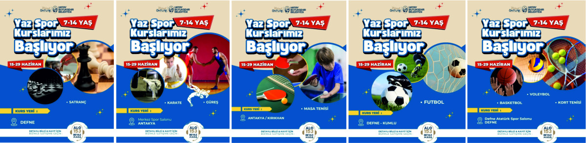 HBB YAZ SPOR KURSLARI BAŞLIYOR