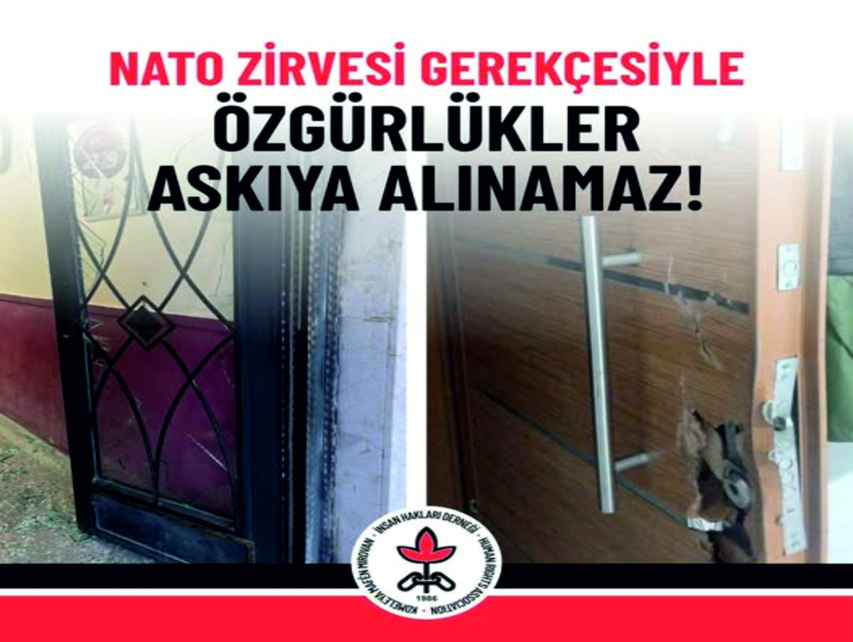 İHD’den ÇAĞRI: Hukuksuz şekilde gözaltına alınanlar derhal serbest bırakılmalıdır.