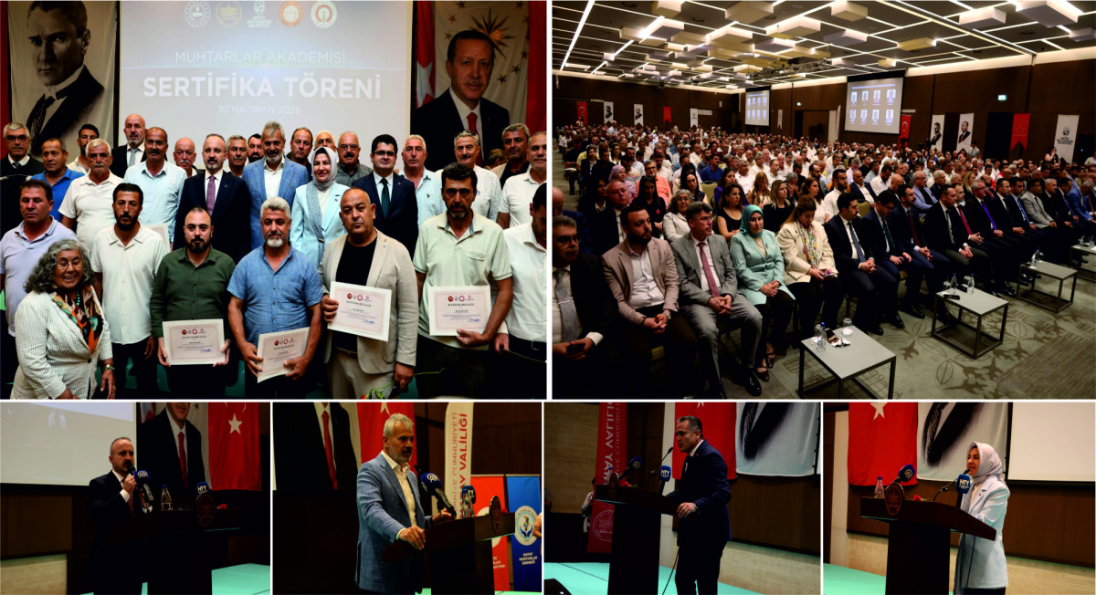 HATAY’lı MUHTARLAR ARTIK AKADEMİ MEZUNU