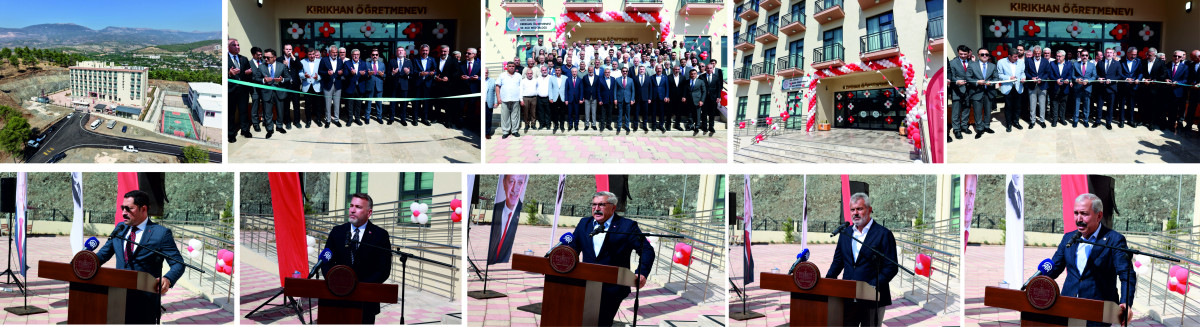 KIRIKHAN ÖĞRETMENEVİ VE AKŞAM SANAT OKULU HİZMETE AÇILDI