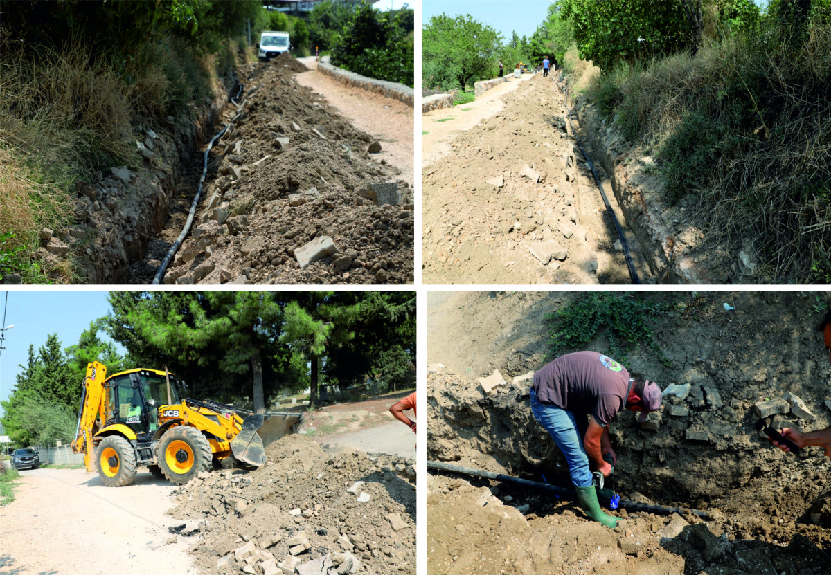 ÇETENLİ’DE 40 YILLIK ALTYAPIYI HBB YENİLİYOR