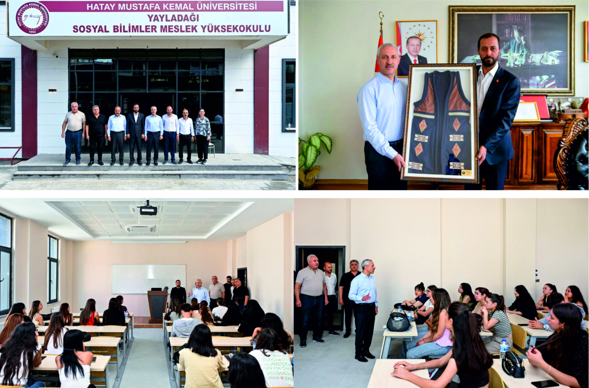 Rektör Prof. Dr. Veysel Eren, Yayladağı Sosyal Bilimler Meslek Yüksekokulunda İncelemelerde Bulundu