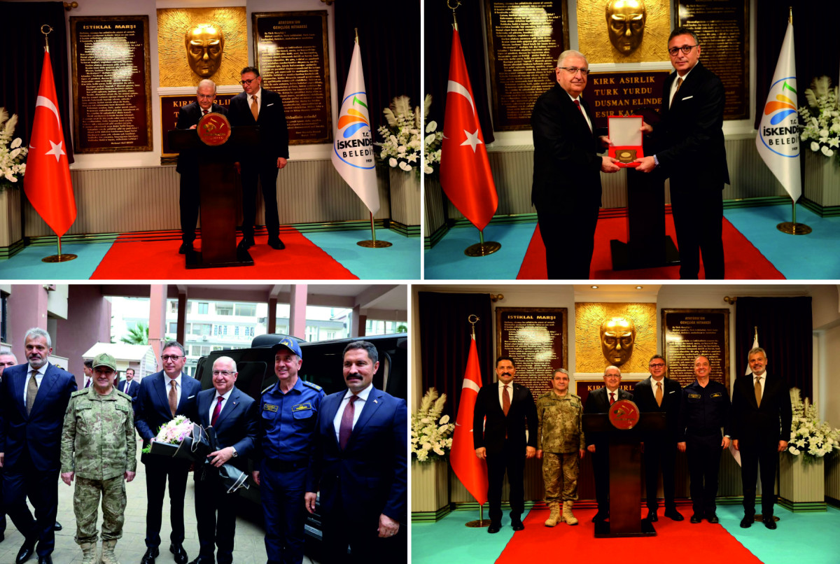 MİLLÎ SAVUNMA BAKANI YAŞAR GÜLER’DEN İSKENDERUN BELEDİYESİ’NE ZİYARET